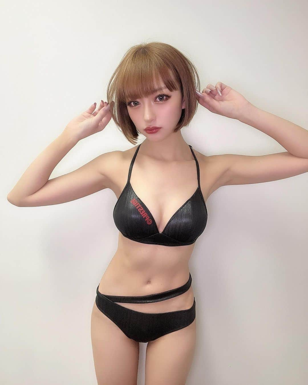 流川夕のインスタグラム：「ボブタ🖤‼️ （ぼぶたぢゃねーよ）」