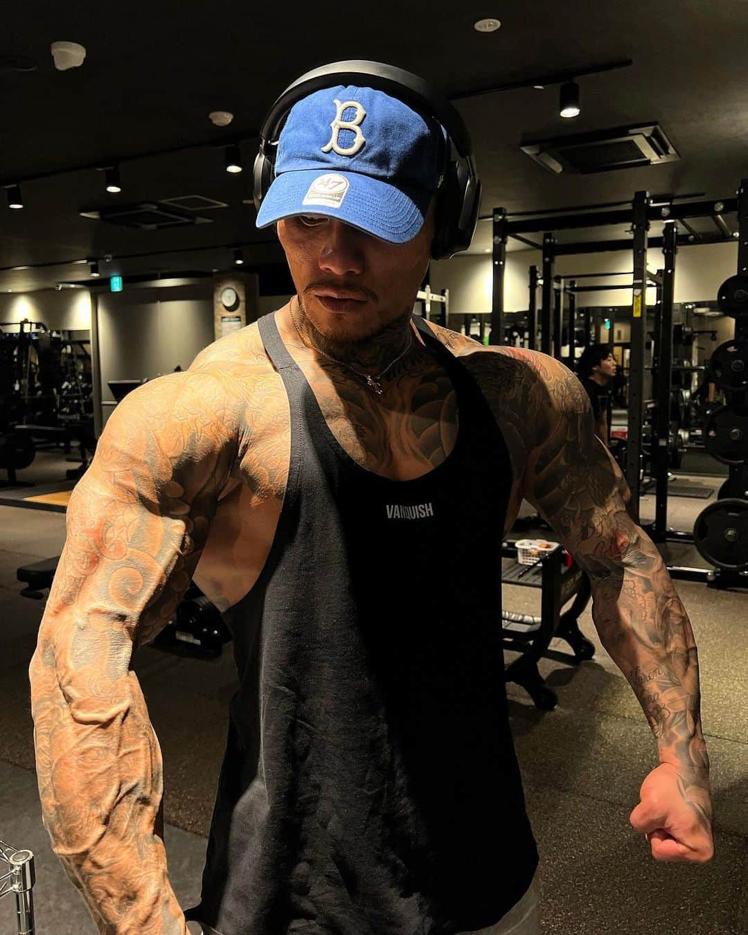 中村直輝のインスタグラム：「#fitness#workout#gym#training#physique#bodybuilding#tattoo#japanesetattoo   二年前からコツコツ積み上げた答えがもうじき分かる  あと３日。たまらんわ。この感じ🔥」