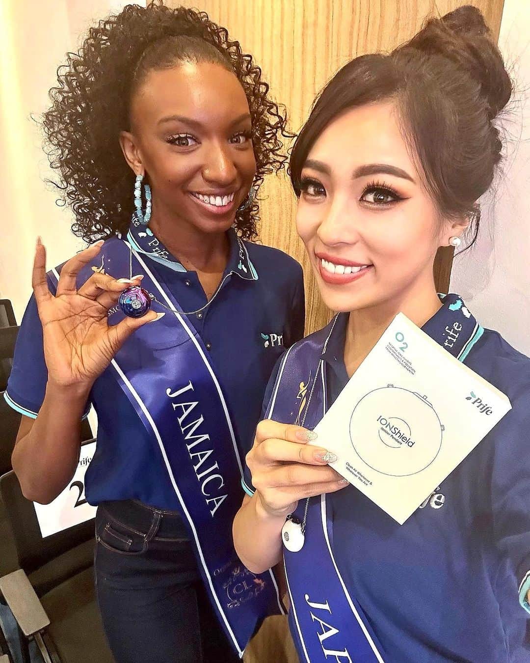 絹野志朋のインスタグラム：「✨ Thank you @prife.international for giving us the amazing stuff and supporting our pageant♡♡  ION shields help us to breathe in a good environment, and I Tera Bio Lite was really helpful for my legs🥲🦵✨  ＿＿＿＿＿＿＿＿＿＿＿＿＿＿＿＿＿＿＿＿＿＿＿＿  🇲🇾Nov 15th ~ Dec 5th Road For @misscosmoworld   National account @misscosmoworldjapan  Organizer @japan_beauty_ambassador  National director @aya_kiyota   #MissCosmoWorld #MissCosmoWorld2023 #MissCosmoWorldJapan #BeautyPageants @missosologyjapan @missosology_org」