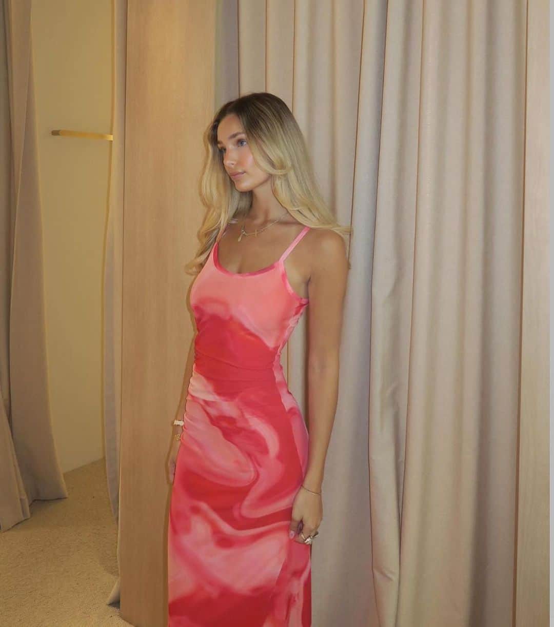 KOOKAI のインスタグラム：「We love @isabellaskocic in the Haven Slip Dress •• Available in boutiques and online #kookai」