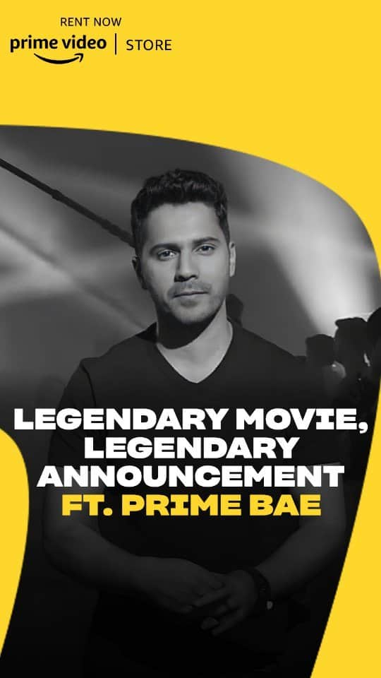 Varun Dhawanのインスタグラム：「prime bae is here with some big news! 👀  Oppenheimer on #PrimeVideoStore, Nov 22」