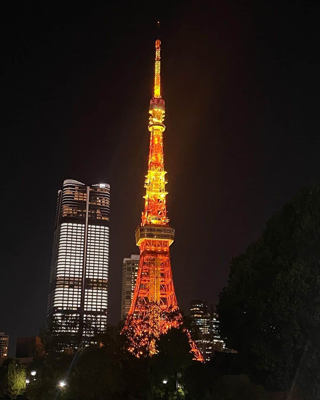 寺川奈津美のインスタグラム：「タワーがストーブだったら良いのに。 #夜は #冷えますなぁ」