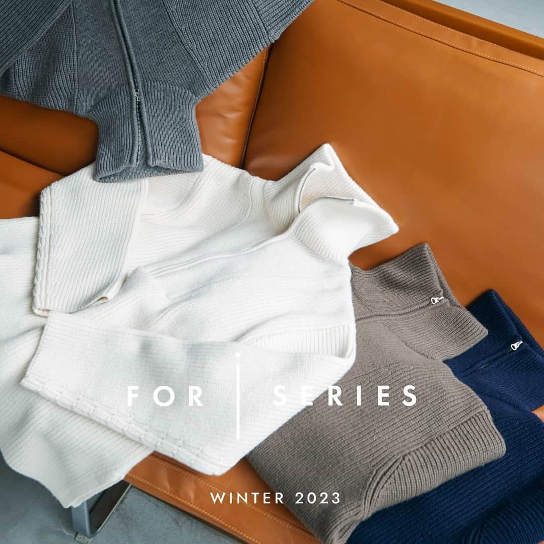 レプシィムのインスタグラム：「. FOR I SERIES @for_i_series  WINTER COLLECTION  FOR I SERIES の冬の新作を一挙にご紹介。  FORISERIES < 2023 WINTER >の WEBカタログを公開中。TOPページのURLからご覧いただけます。▶ @lepsim_official  #foriseries  #lepsim #フォーアイシリーズ #レプシィム」