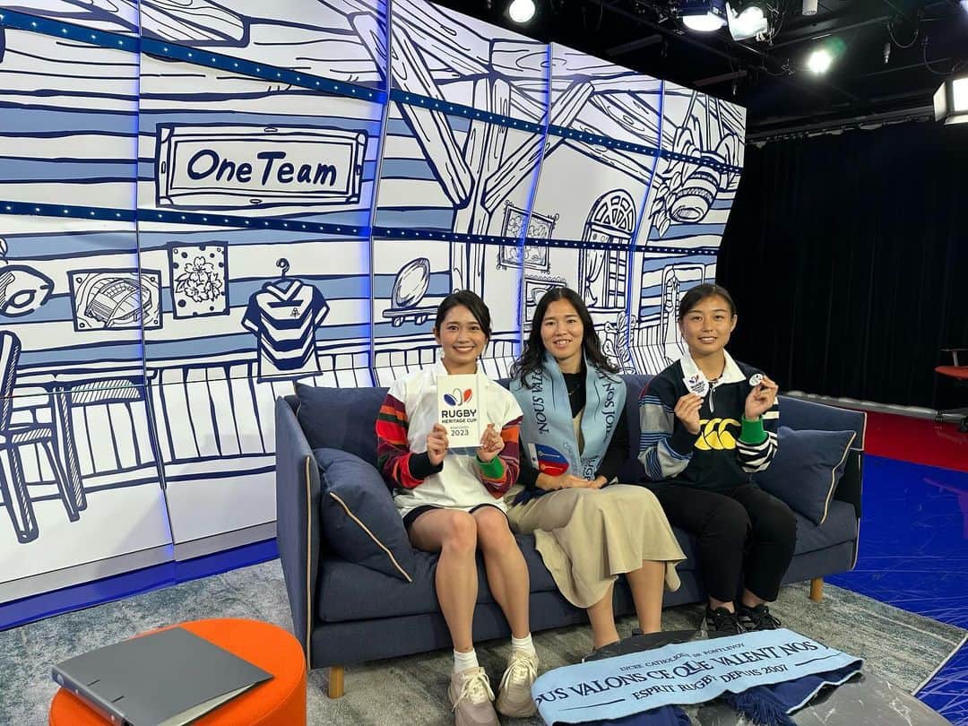 浅野杏奈のインスタグラム：「「Girls Rugby Channel」# 12  フランスで開催された15歳以下の大会 ヘリテージカップ🏆 ここにコーチとして参加された小出深冬さんにいらして頂き、大会を振り返りました🤍  このヘリテージカップ、かなり面白い🤣  ラグビーはもちろん！だけじゃない要素も😳✨ https://youtu.be/s5-K_VI6DcU?si=qsjeRadpfrZLNEoJ」