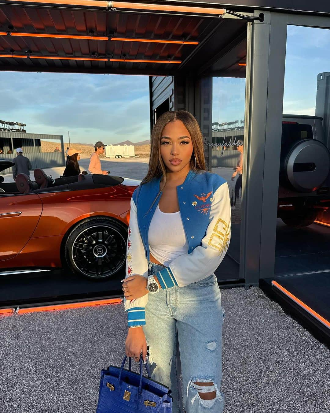 ジョーディン・ウッズさんのインスタグラム写真 - (ジョーディン・ウッズInstagram)「Had so much fun bringing in F1 with @mercedesbenz @mercedesamg @iwcwatches & @sacaiofficial 🏎️❤️」11月21日 11時19分 - jordynwoods