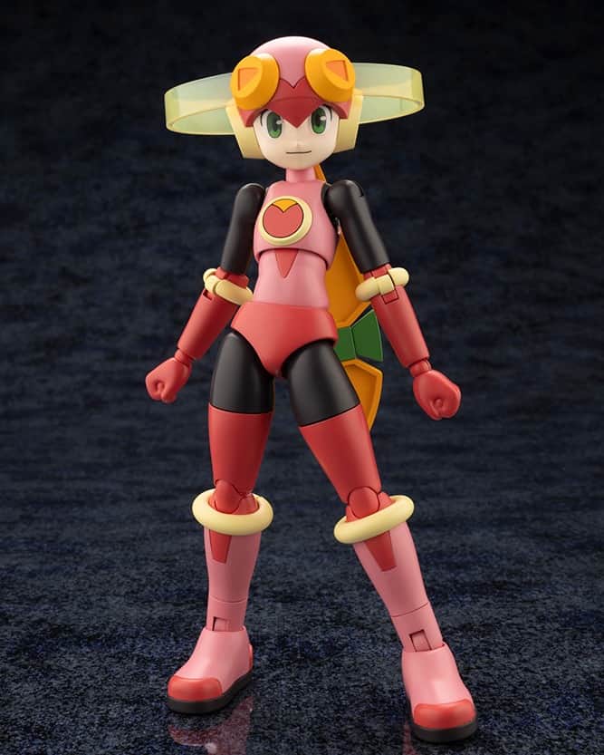 株式会社 壽屋 コトブキヤのインスタグラム：「Featuring a new world and unique game mechanics that set it apart from past entries in the Mega Man series, the Mega Man Battle Network series was a huge hit and continues to be supported by passionate fans. After over 20 years since the game’s initial launch, the NetNavi Roll, operated by the heroine Mayl Sakurai, will be released as a plastic model kit!  The intricate part separation featured in the Mega Man X plastic model kits and the proportions and articulation achieved through CAD technology allows users to assemble Roll as if she stepped out of the game or anime!  Furthermore, users can customize with the extensive range of included items, such as four expressive face parts, four sets of hands, and Roll Arrow, to reenact famous scenes from the anime and games!  Model Specifications: ・The kit includes four interchangeable face parts. ・Roll Arrow can be displayed by replacing the forearm parts. ・Includes four sets of interchangeable hand parts. ・Includes a clip-type stand. The model is compatible with separately sold bases from Kotobukiya’s M.S.G series, such as the NEW FLYING BASE and NEW FLYING BASE Plus, allowing for action poses to be displayed. ・The kit is made of multi-colored plastic and contains pre-painted parts, making it easy for users of all levels to assemble Roll as she appears in the game.  Included Items: ・Four Interchangeable Face Parts (Default/Looking Forward, Shouting/Looking Right, Winking/Looking Forward, Smiling/Looking Left) ・Four Sets of Interchangeable Hand Parts (Closed, Pointing, Open A, Open B) ・Clip-type Stand ・Roll Arrow  ©CAPCOM CO., LTD. ALL RIGHTS RESERVED.  Available April 2024.」