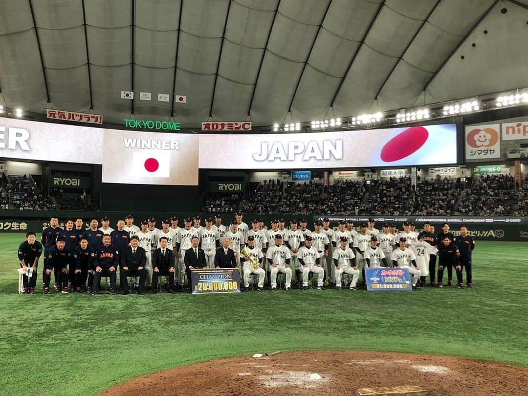 藤原恭大さんのインスタグラム写真 - (藤原恭大Instagram)「今シーズンも沢山の声援ありがとうございました。  いい経験をさせてもらいました！」11月21日 11時52分 - fujiwara_kyouta