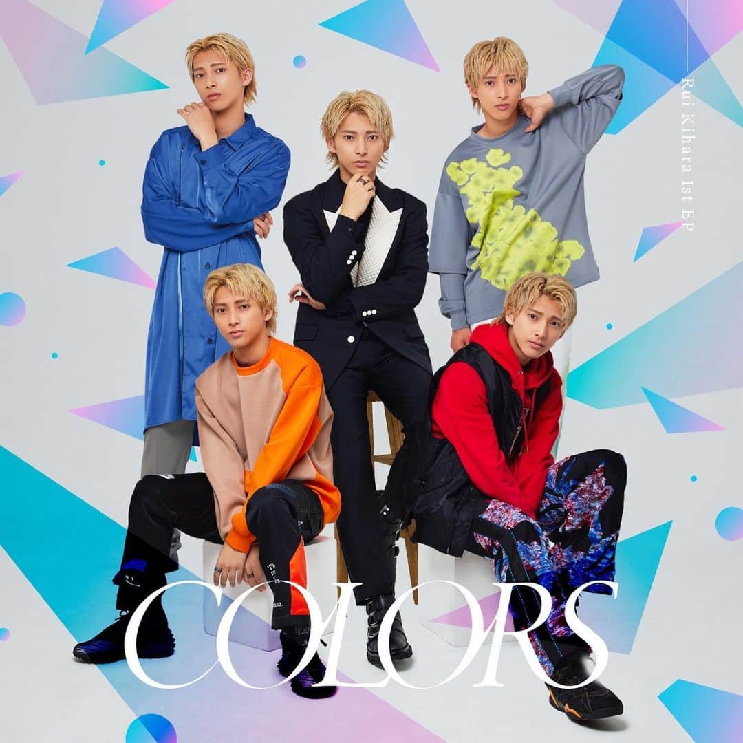 木原瑠生のインスタグラム：「12月20日 1st EP COLORS 💿リリースします！初めてのソロCDお早めに予約お願いします！12月23日にはリリースLIVEもやりますぞ！」