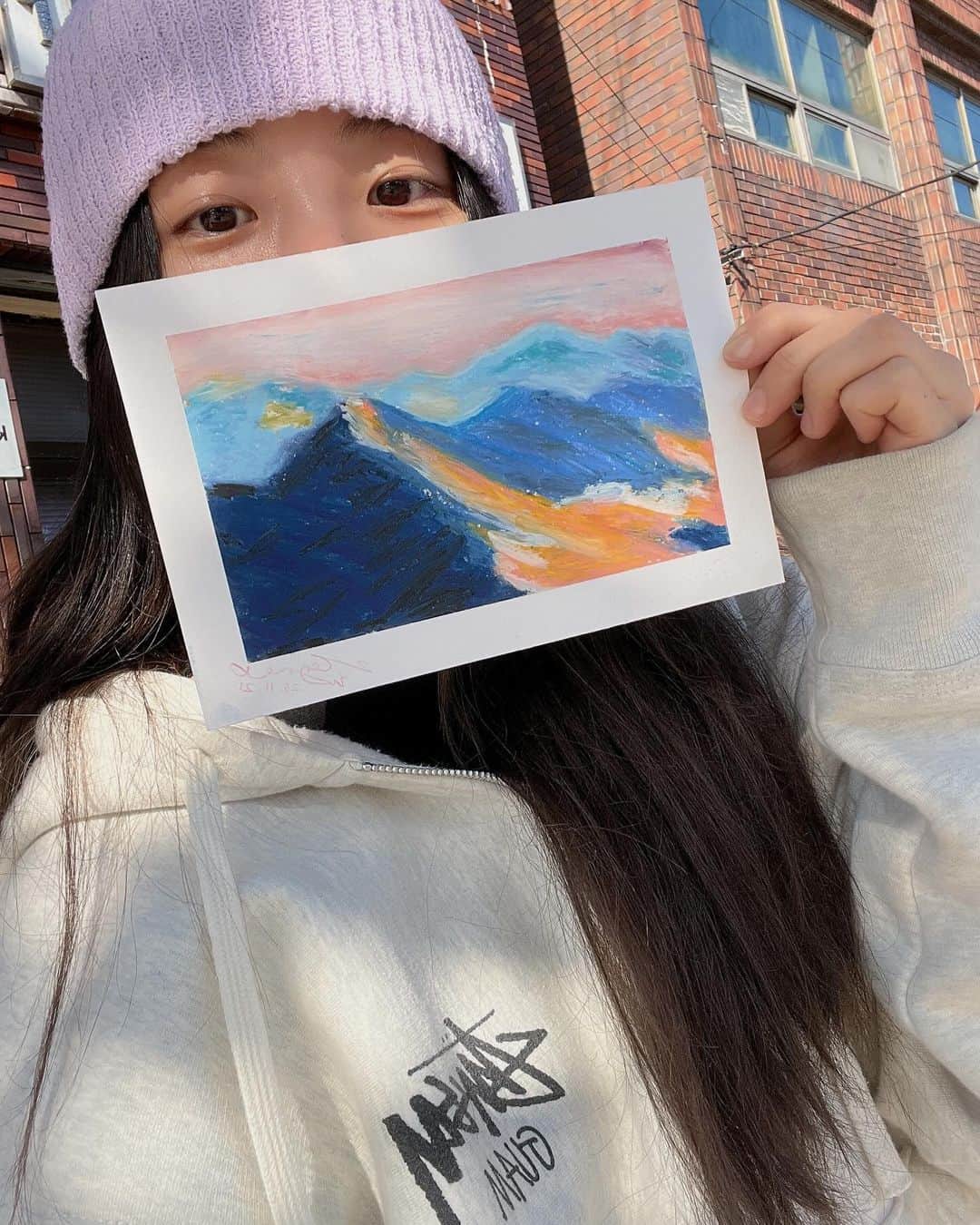 ヘイニのインスタグラム：「그저 비니의 계절」