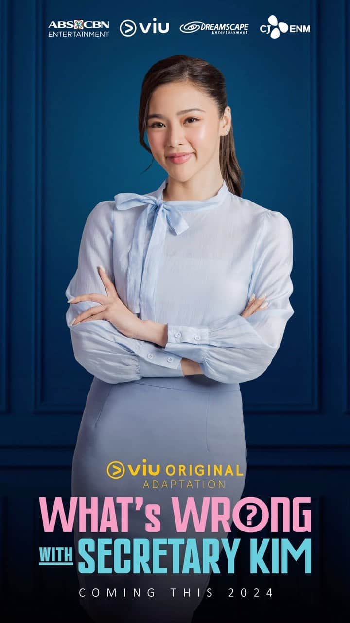 Kim Chiuのインスタグラム：「Get ready with Kim Chiu as Secretary Kim! Watch out for ABS-CBN and Viu's collaboration as they bring you the #ViuOrigianalAdaptation "What's Wrong With Secretary Kim." To be produced by Dreamscape Entertainment, the highly-anticipated rom-com series is coming this 2024!   #ABSCBNxViuxDreamscape #GetReadyWithKim #SecretaryKimPH」