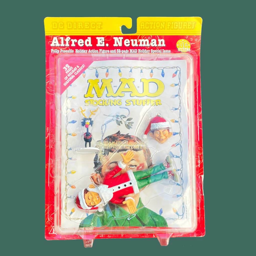 おもちゃやSPIRALのインスタグラム：「90's MAD MAGAZINE Alfred E.Neuman figure&Ornament入荷しました🎄  是非Christmas Displayに🎅🏻」