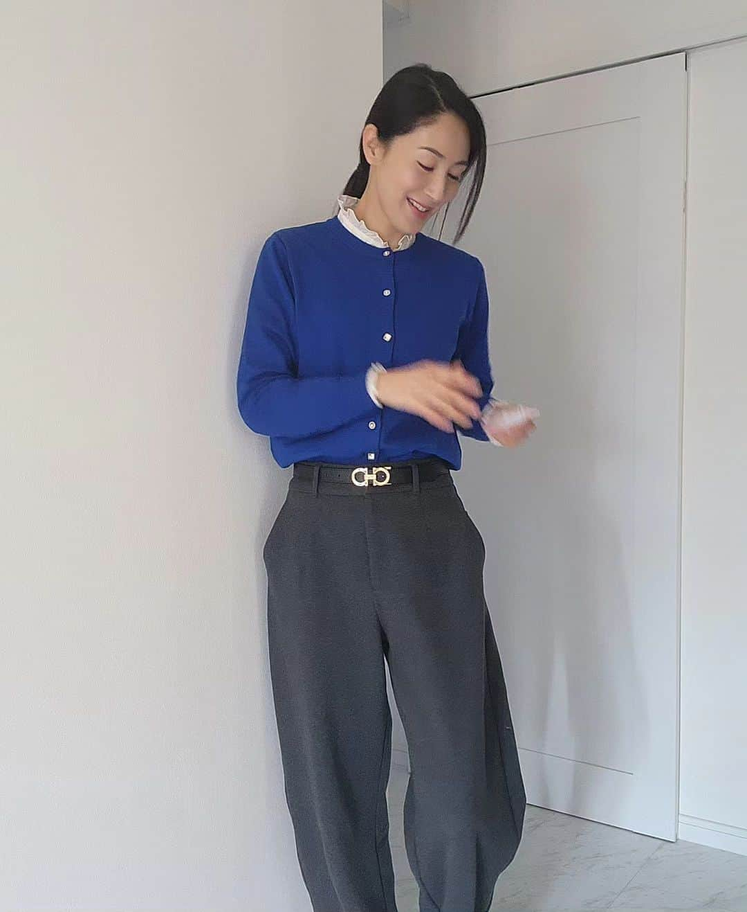 吉松育美さんのインスタグラム写真 - (吉松育美Instagram)「#ootd   本日もブルーでやらせていただいております💙🩵💙🩵  #ootd #fashion #今日のコーデ #오오티디 #コーデ #outfit #ファッション #code #コーディネート #私服」11月21日 13時08分 - ikumiyoshimatsu