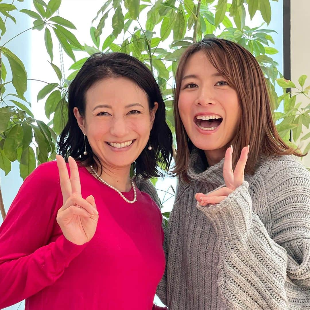 馬場典子のインスタグラム：「今日は久しぶりに大島由香里さんとご一緒しました✨ いつも自然体で、ほんと大好き。 色々お話して、とっても楽しかった✨ でもまだ話し足りない😆 詳しくはまたご報告しますね！  @yukari__oshima  #馬場典子 #ばばちゃんネル」