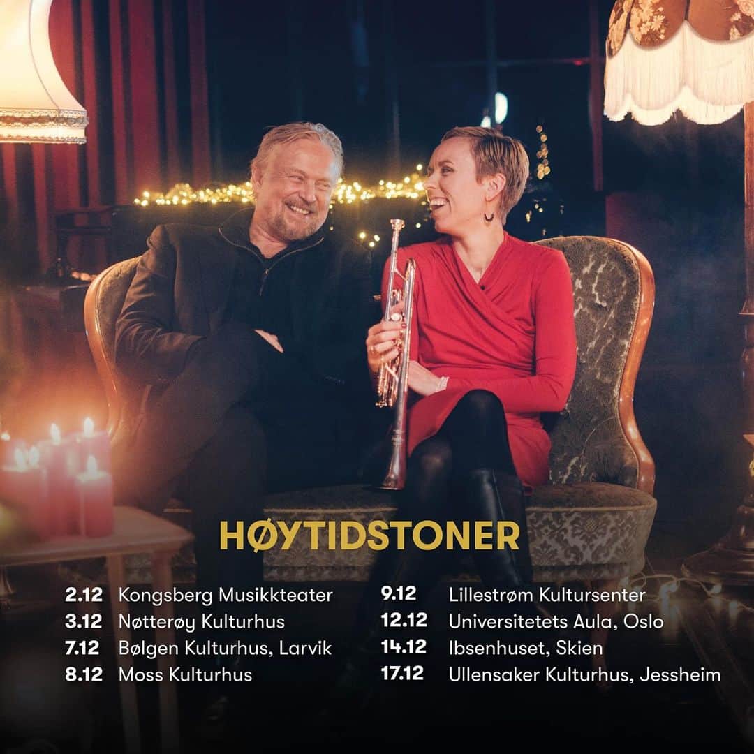 ティーネ・ティング・ヘルセットのインスタグラム：「Tenk å få spille julekonserter med @detnorskekammerorkester og @dennisstor 🎄 Dette gleder jeg meg til!! Link i bio for billetter ❤️ #juleturne #høytidstoner #julestemning #julekonserter」