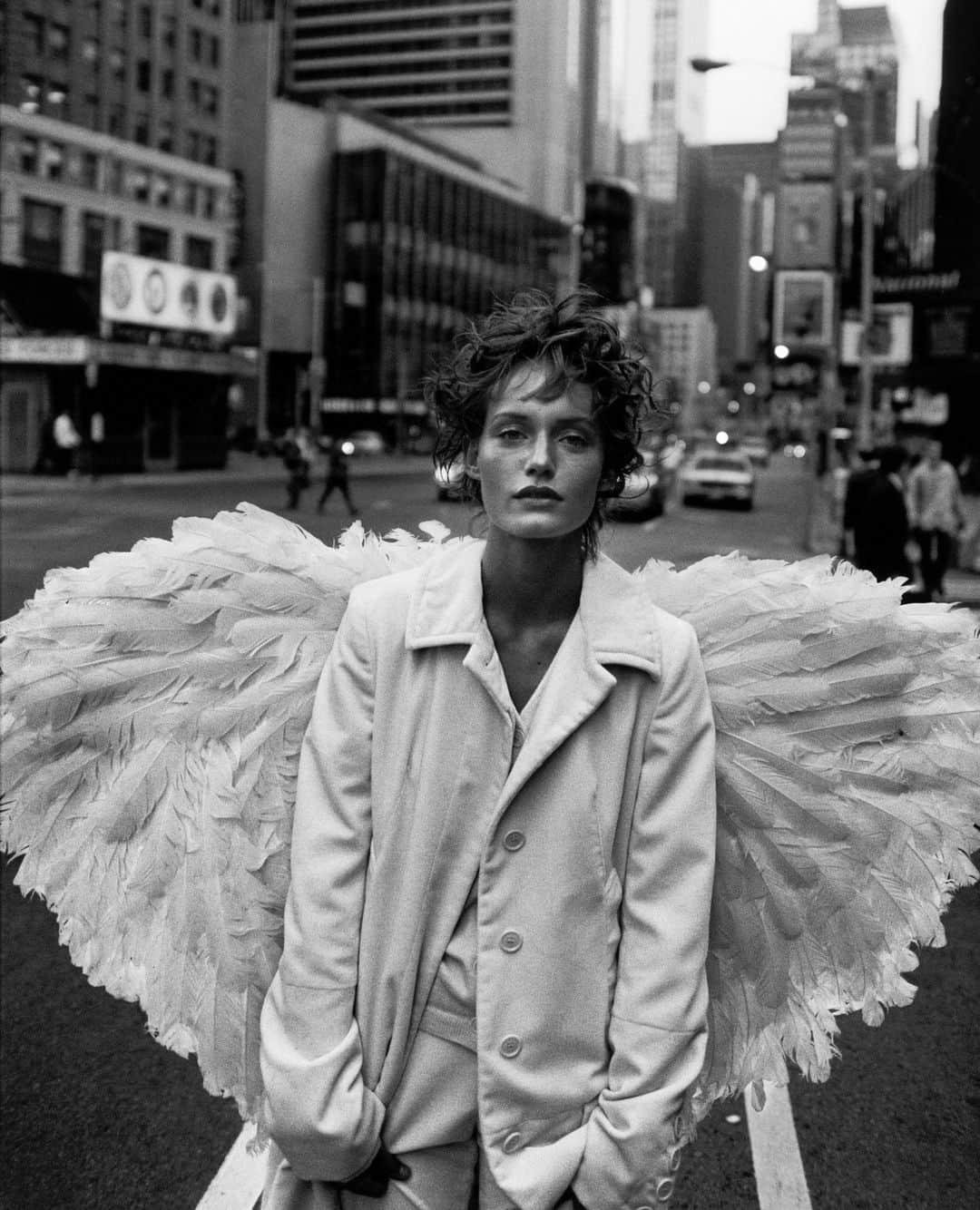 ピーター・リンドバーグのインスタグラム：「AMBER VALLETTA, NY 1993」