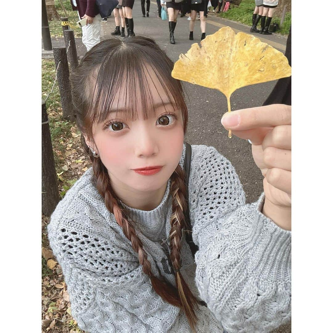 みーみのインスタグラム：「🍁  紅葉見に行ったんだけどまだ青かった…」