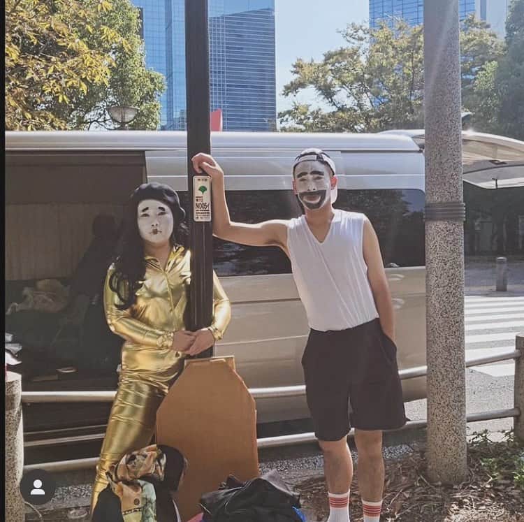 増田光一のインスタグラム：「ち○ち○祭でHYのボーカル現る✌️」