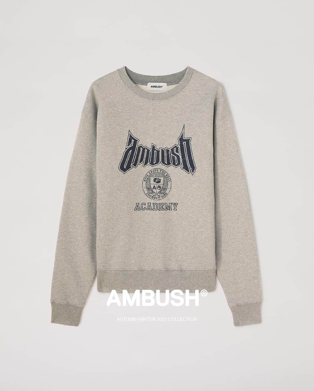 AMBUSHさんのインスタグラム写真 - (AMBUSHInstagram)「Now enrolling: #AMBUSH Academy. New unisex graphic hoodies and crewnecks available at our WEBSHOP and WORKSHOP」11月21日 17時28分 - ambush_official