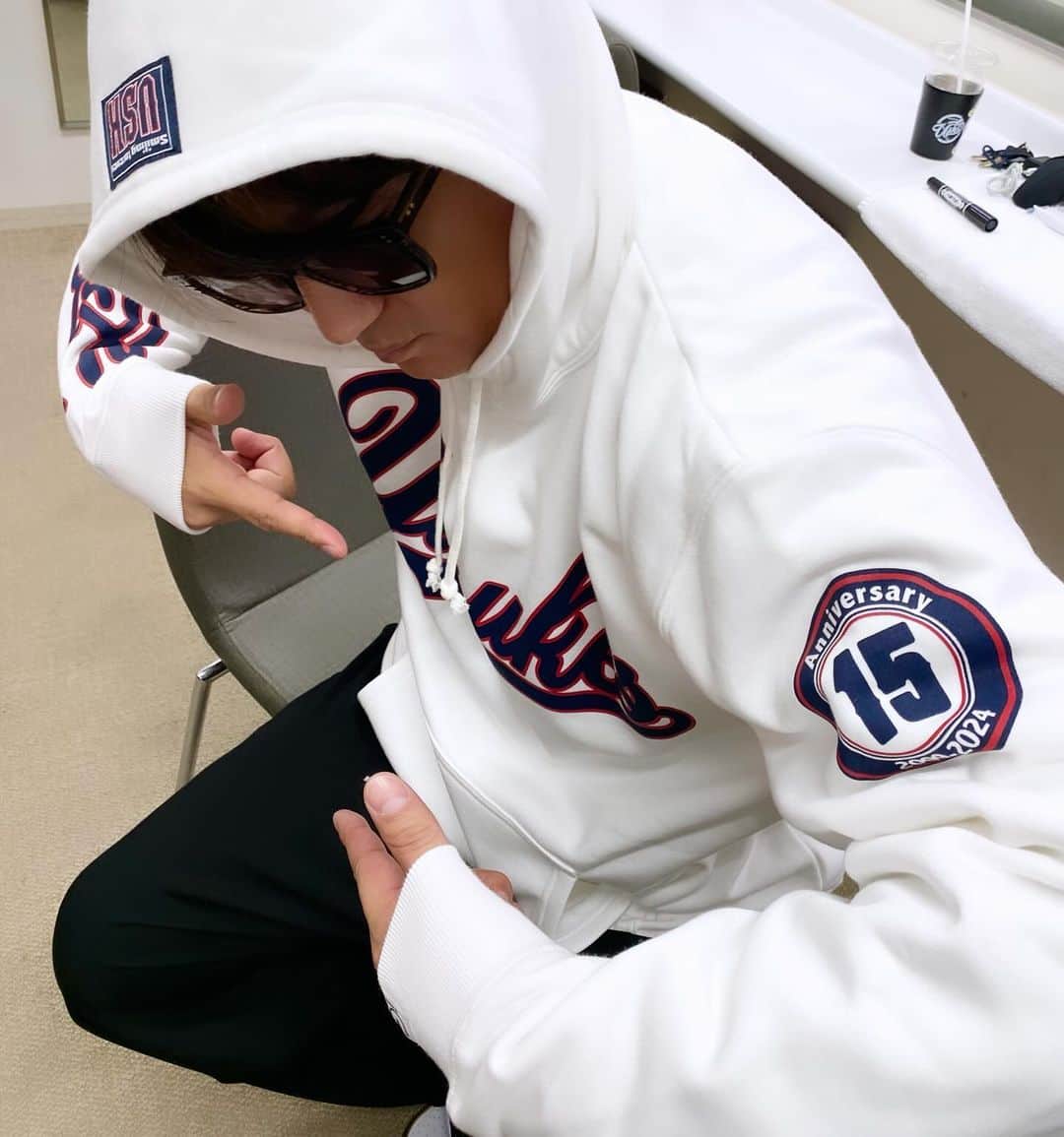 上地雄輔のインスタグラム：「🤍 #usk」