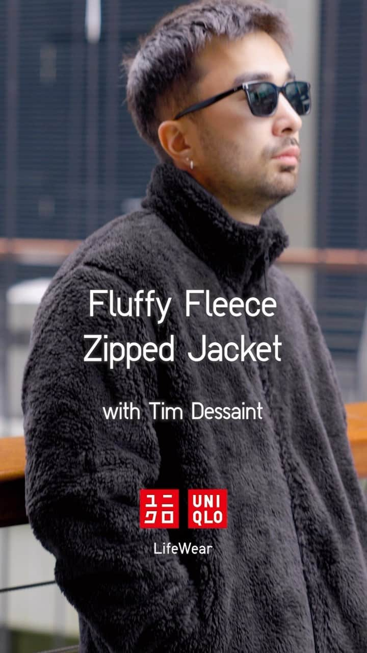 ユニクロのインスタグラム：「Cozy, lightweight, and washable—discover the ultimate comfort in UNIQLO's fleece jacket with @timdessaint ☃️ Check out the video for a closer look at the perfect blend of style and comfort!  460329 Fluffy Yarn Fleece Full-Zip Jacket   #UniqloFleece #UNIQLO #LifeWear   *The product availability differs among regions. Please check your regional account or website.」