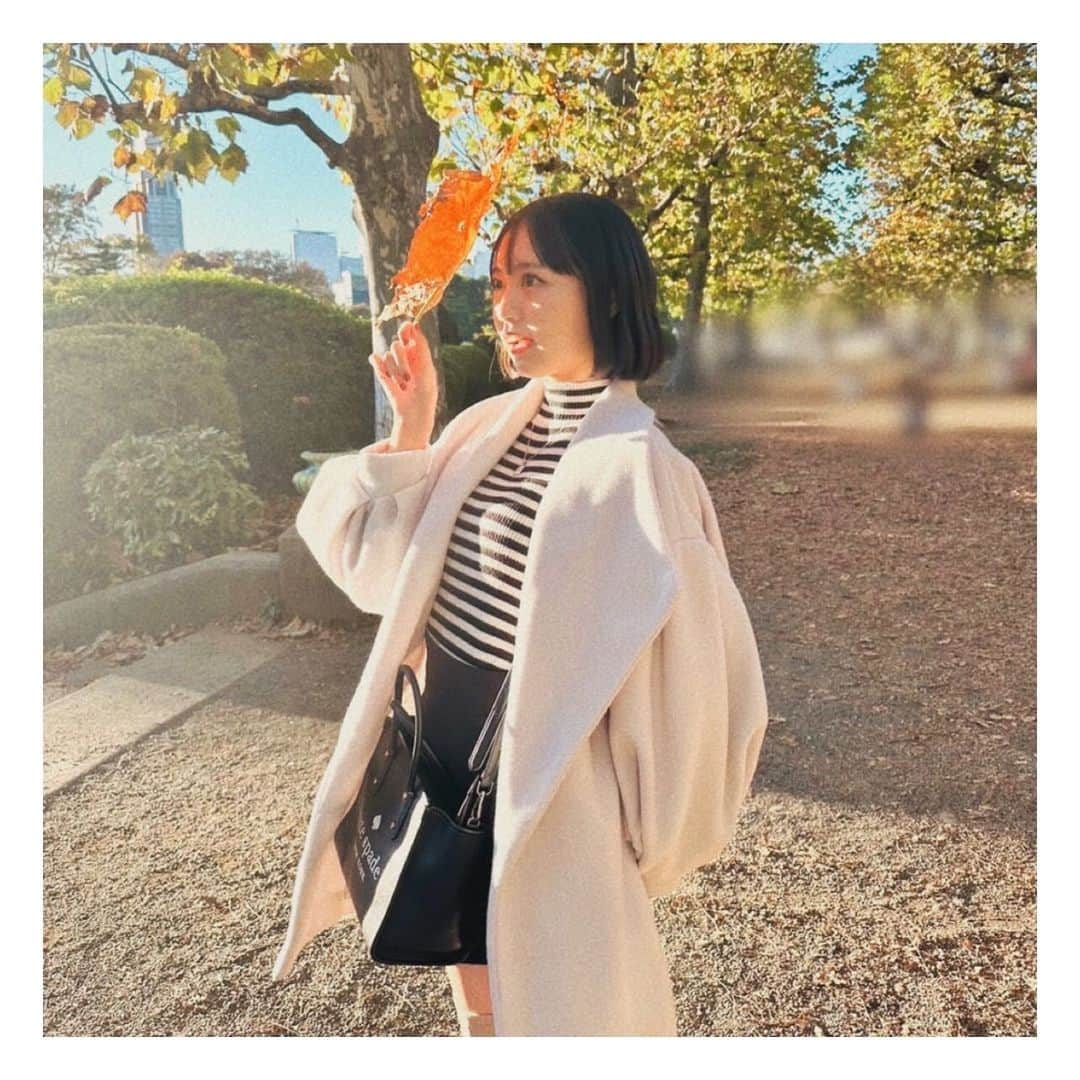 近藤結良さんのインスタグラム写真 - (近藤結良Instagram)「🍁🍂 大きな枯葉みっけ🫶🏻 秋を楽しんできたよ~ * * #ニコラ #nicola #ニコモ #ニコラ12月号発売中 #近藤結良 #ゆらふぉとぐらむ #07line #ootd  #ボブヘアー #ボブ女子 #ボブ女子高生 #紅葉狩り」11月21日 18時27分 - yura_kondo.official