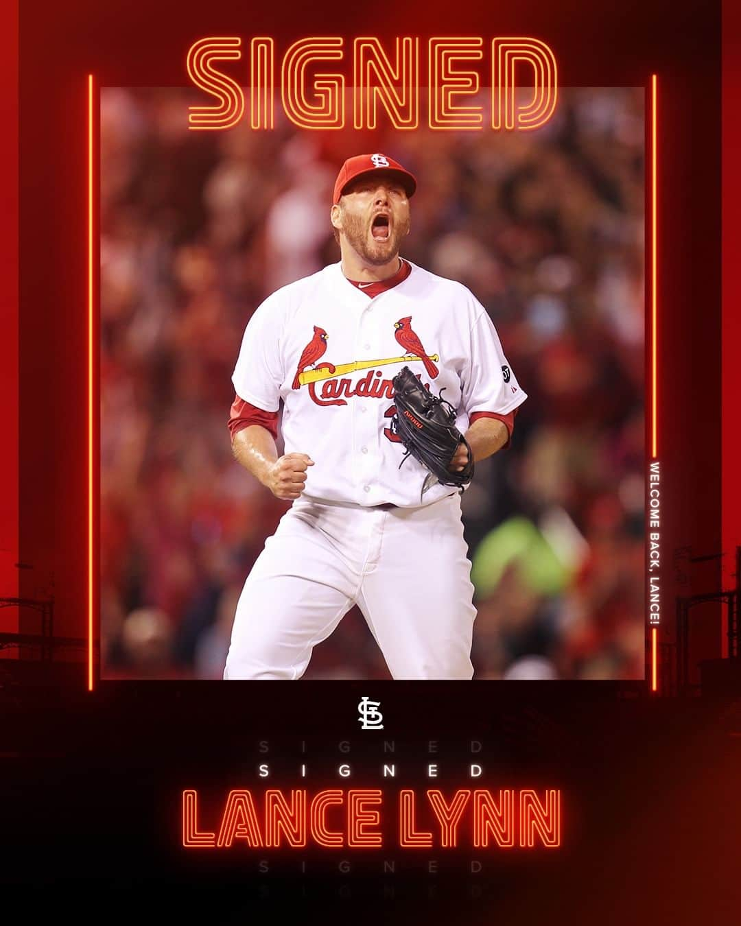 セントルイス・カージナルスのインスタグラム：「We have signed RHP Lance Lynn and RHP Kyle Gibson to one-year contracts for the 2024 season. Both deals include a 2025 club option.  Lynn has been selected to two All-Star teams and was a member of our 2011 World Series championship team.  Gibson, who pitched at Mizzou, ranked in the top 10 in the AL in wins, game started, innings pitched, quality starts, and winning percentage in 2023.」