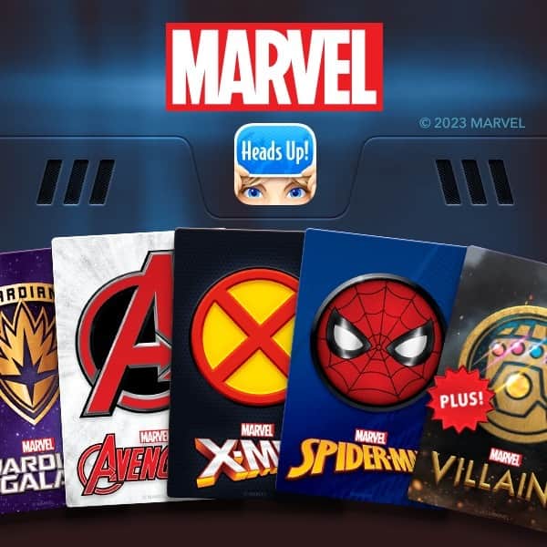 Marvel Entertainmentのインスタグラム：「The holidays are the perfect time to play @headsupapp with friends and family, featuring newly updated Marvel decks! Put your Marvel knowledge to the test and download today. #ad」