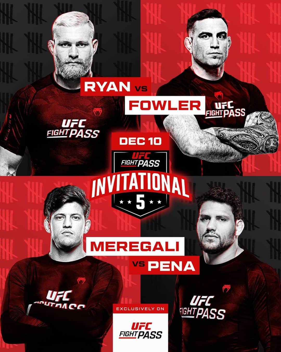 UFCのインスタグラム：「The Fight Pass Invitational is BACK next month!  #FPI5 is happening  December 10th exclusively on @UFCFightPass 👊」