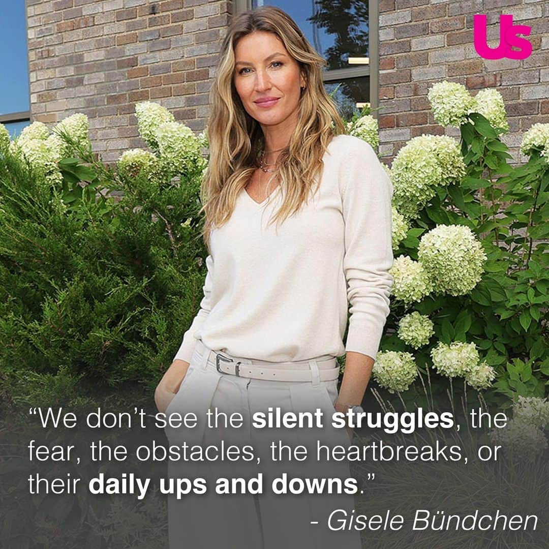 Us Weeklyのインスタグラム：「Gisele Bündchen penned an emotional message about heartbreak, one year after her divorce from Tom Brady. Read more from her statement at the link in bio. (📸: Getty)」