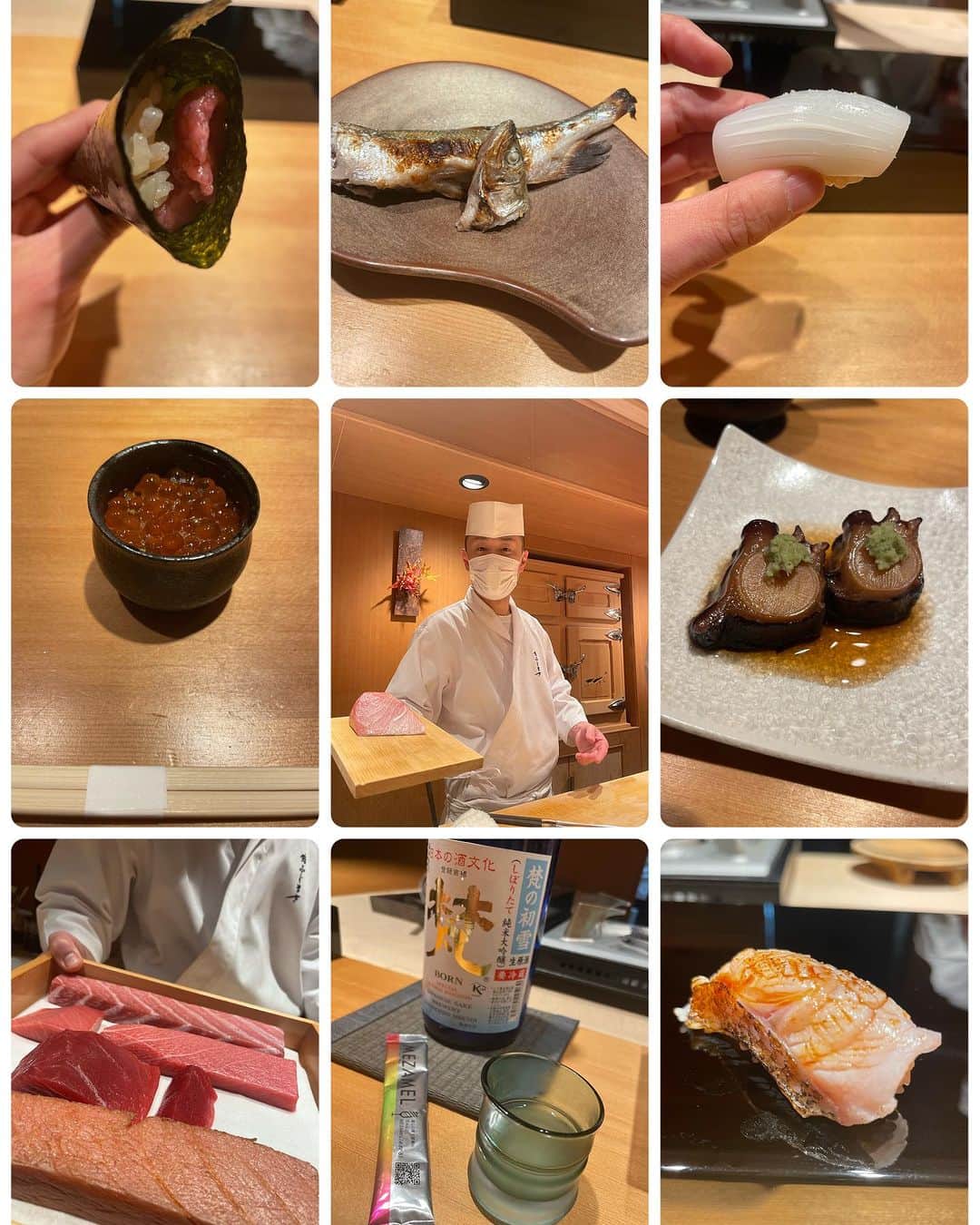 黒田愛美さんのインスタグラム写真 - (黒田愛美Instagram)「鮨sushi 🍣  is my favorite food ❤️  沖縄でも何軒かお寿司屋さん行ったけど やっぱり東京の方がクオリティ高いよね。 そりゃそかw  東京いる時はなるべく🐟 食べたい😋  今回は友達に薦められて初訪問。 @sushi_fujimasa  マグロの種類が多くて 外人の友達喜びそう❤️  私もマグロ好きだから楽しかった😁 （マグロ🐟 水銀の影響受けたくないから なるべく避ける努力はしてるんですが やっぱり美味しいからね😅しかたない😓）  美味しいものを食べてる時が1番幸せ🥰  #鮨好き #日本のグルメ #恵比寿 #鮨 #鮨ふじまさ  #黒田愛美」11月21日 20時32分 - kurodaaimi