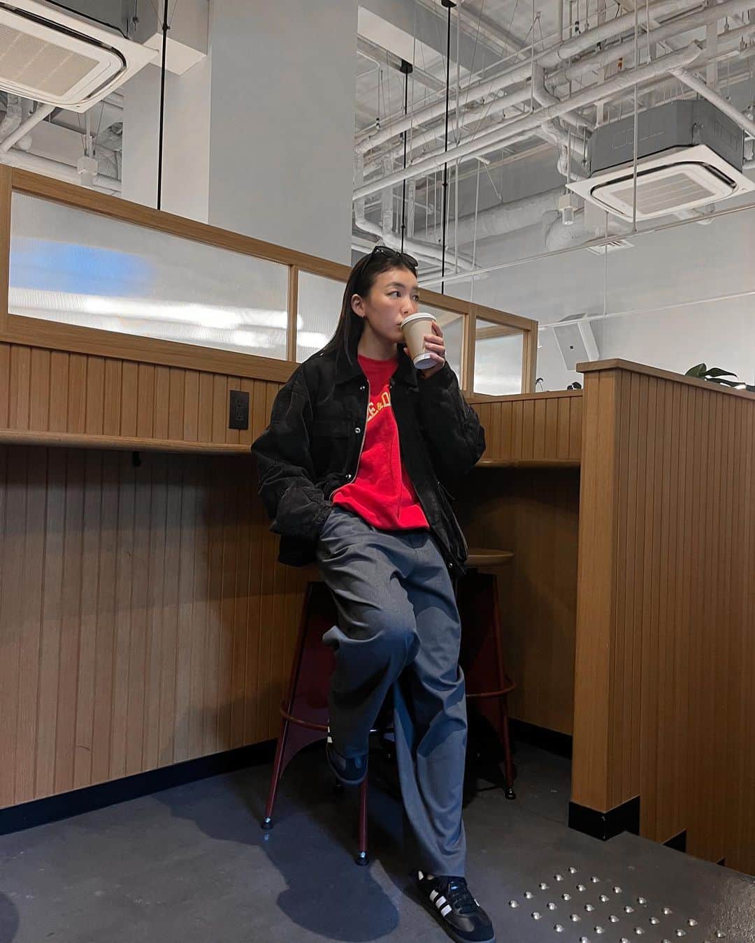 近藤沙良さんのインスタグラム写真 - (近藤沙良Instagram)「coffee摂取は必須☕️✨🤍」11月21日 20時58分 - saaara57