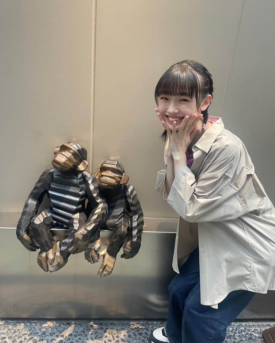 山﨑愛生さんのインスタグラム写真 - (山﨑愛生Instagram)「. 11/18に放送されました HBCテレビ『キタに恋した！』📺 前回に引き続き愛生がゲスト出演させていただきました🐼 今回は「"裏"銀座で路地"裏"めぐり」  📷 ♡宝童稲荷神社のお猿さん🐒 ♡銀座・ルパンさんのノンアルコールカクテル🍸 ♡おまけ〜😘  #キタコイ #キタに恋した  #裏銀座 #路地裏巡り  #モーニング娘 #モーニング娘23  #morningmusume23  #山﨑愛生 #パンダさんパワー」11月21日 21時01分 - mei_yamazaki.official