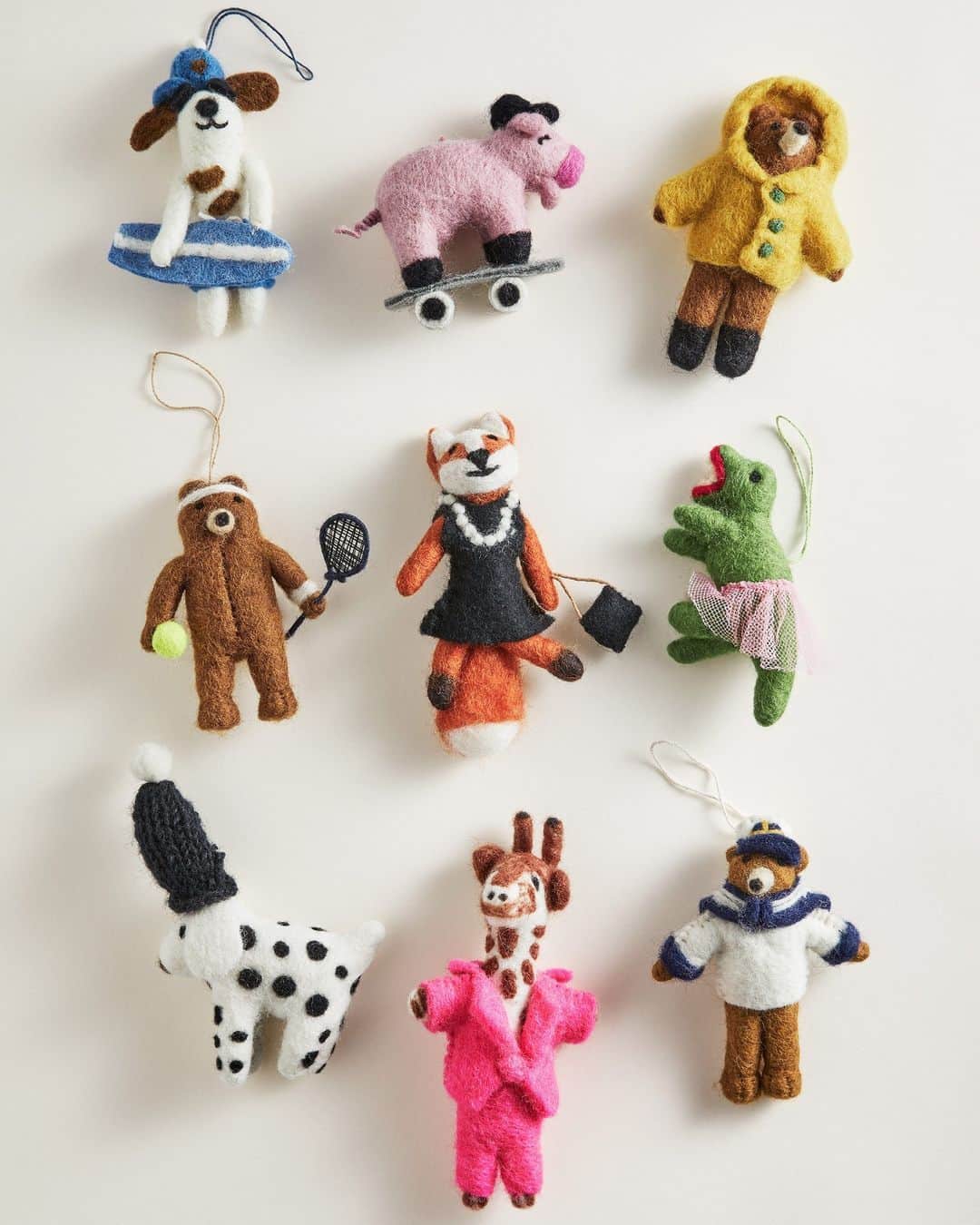 ARKETのインスタグラム：「Inspired by traditional Nepalese hand-made felt, British Adele Zara Collinson founded Felt So Good in 2009. Her colourful collection of homeware and accessories are designed in the U.K. and crafted by hand in Nepalese cottage industries. The skillful artisans use traditional techniques that have been passed down from generation to generation. Promoting fair trade business with small craft communities in Nepal is core to the Felt So Good brand, as well as supporting the preservation of traditional arts and crafts. All materials and dyes used in Felt So Good products are natural and biodegradable. Explore our full ornament assortment: link in bio. - #ARKET」