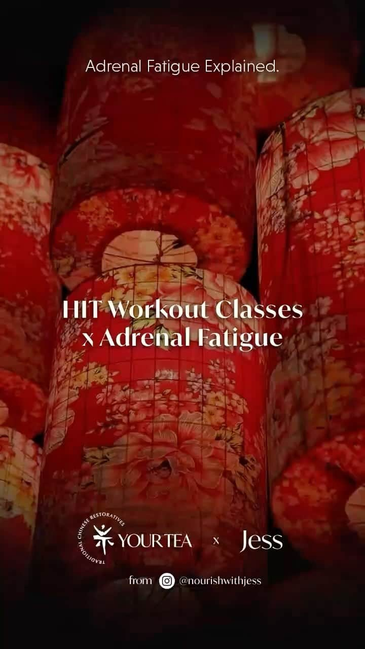 Your Teaのインスタグラム：「HIT Workout Classes x Adrenal Fatigue, as discussed by Jess from @nourishwithjess and Your Tea founder, Steph. Full video can be found on our YouTube channel. #yourtea #tcm #adrenal #adrenalhealth #hormones #workout #fightandflight」