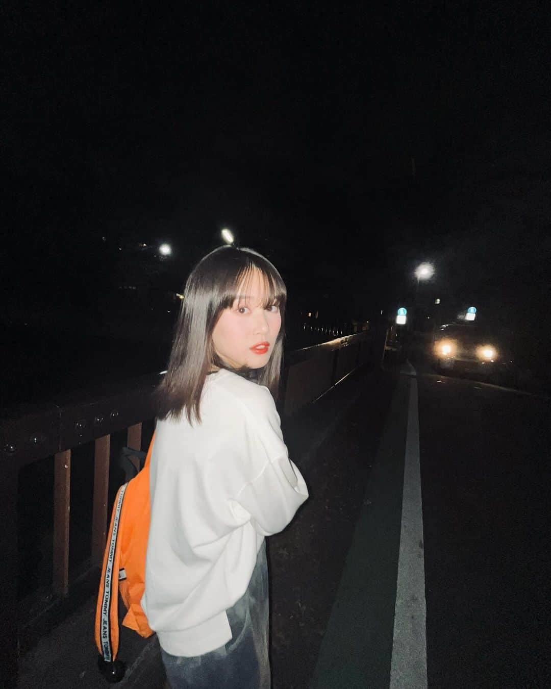 熊田茜音のインスタグラム：「🌃🌙*ﾟ」