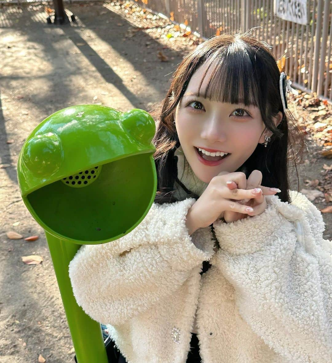 本田珠由記のインスタグラム：「かえるちゃんっ🐸🐸」