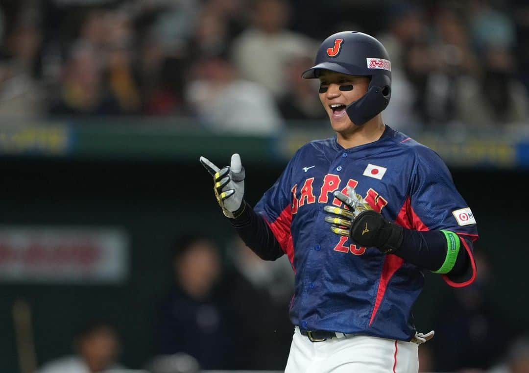 森下翔太さんのインスタグラム写真 - (森下翔太Instagram)「アジアプロ野球チャンピオンシップ2023優勝🏆 ほんとに楽しかったです！ 同世代の人達との時間はより頑張ろうっていう気持ちになりました！ありがとうございます！ またベストナインにも選出されて、また🇯🇵を背負って戦いたいと思いました！ たくさんの応援ありがとうございました😊 #japan  #ベストナイン  #23  #同世代」11月21日 22時28分 - shota.morishita0814