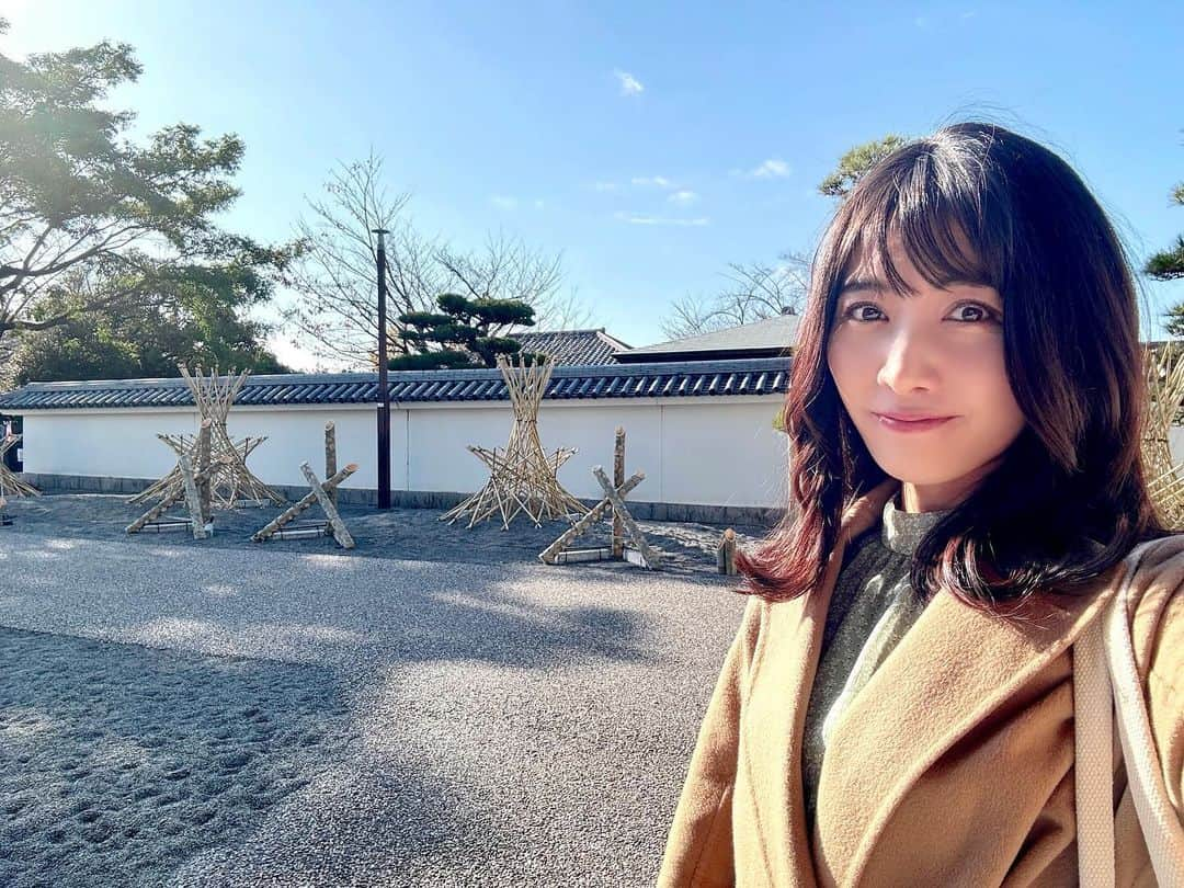 久保井朝美さんのインスタグラム写真 - (久保井朝美Instagram)「🏯 3日連続の講演会👩‍🏫  今日は名古屋だったので 地元・岡崎城へ プチ帰省してきました🫶  1枚目は天守の裏 3枚目が表（入り口）です🤗  私は1枚目の 持仏堂曲輪から見る景色が お気に入りです❤️  4〜6枚目の 清海堀にいつか入りたい🥹 （1枚目にも少し写ってます)  2枚目は イルミネーションの準備✨ 今週土曜日スタート☺️  #岡崎城 #どうする家康 #徳川家康 #徳川家康ゆかりの地 #愛知県岡崎市 #岡崎観光 #日本100名城 #お城めぐり #japanesecastle #okazaki #久保井朝美 #気象予報士 #講演会講師 #外ハネロブ #外ハネヘア #お堀 #紅葉2023 #紅葉シーズン」11月21日 22時50分 - asami_k920