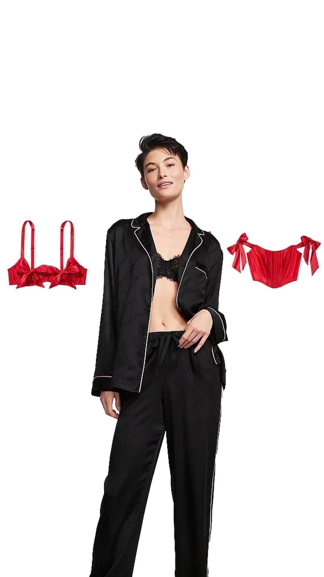 ヴィクトリアズ・シークレットのインスタグラム：「There’s no need to wait until the end of the week, Black Friday is right here, right now with up to 40% off everything for a limited time.」