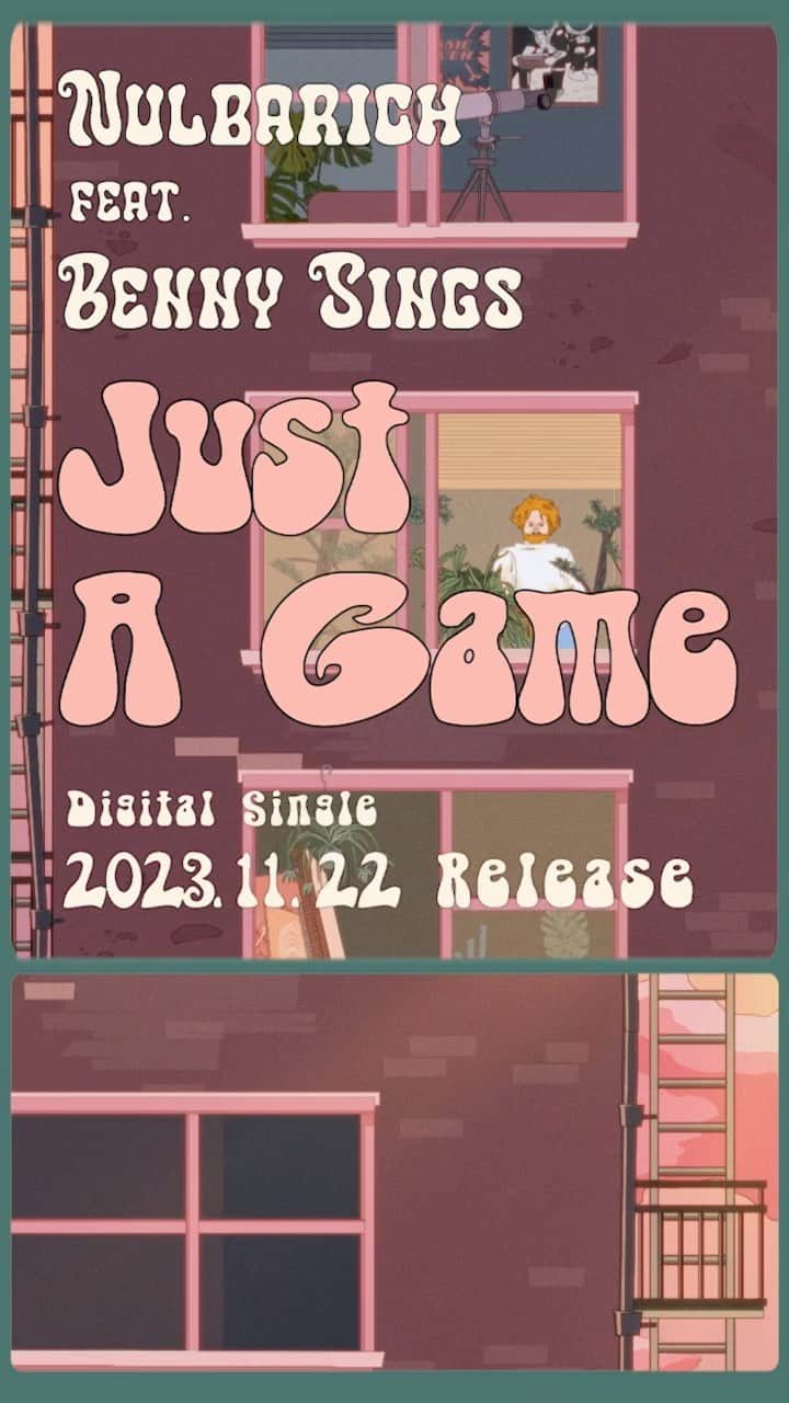 Nulbarichのインスタグラム：「2023.11.22 (Wed) Nulbarich Digital Single 『 Just A Game feat.Benny Sings 』 out  @nulbarich_official @mrjeremyquartus  @bennysingsmusic  #ナルバリッチ #nulbarich #BennySings #JustAGame」