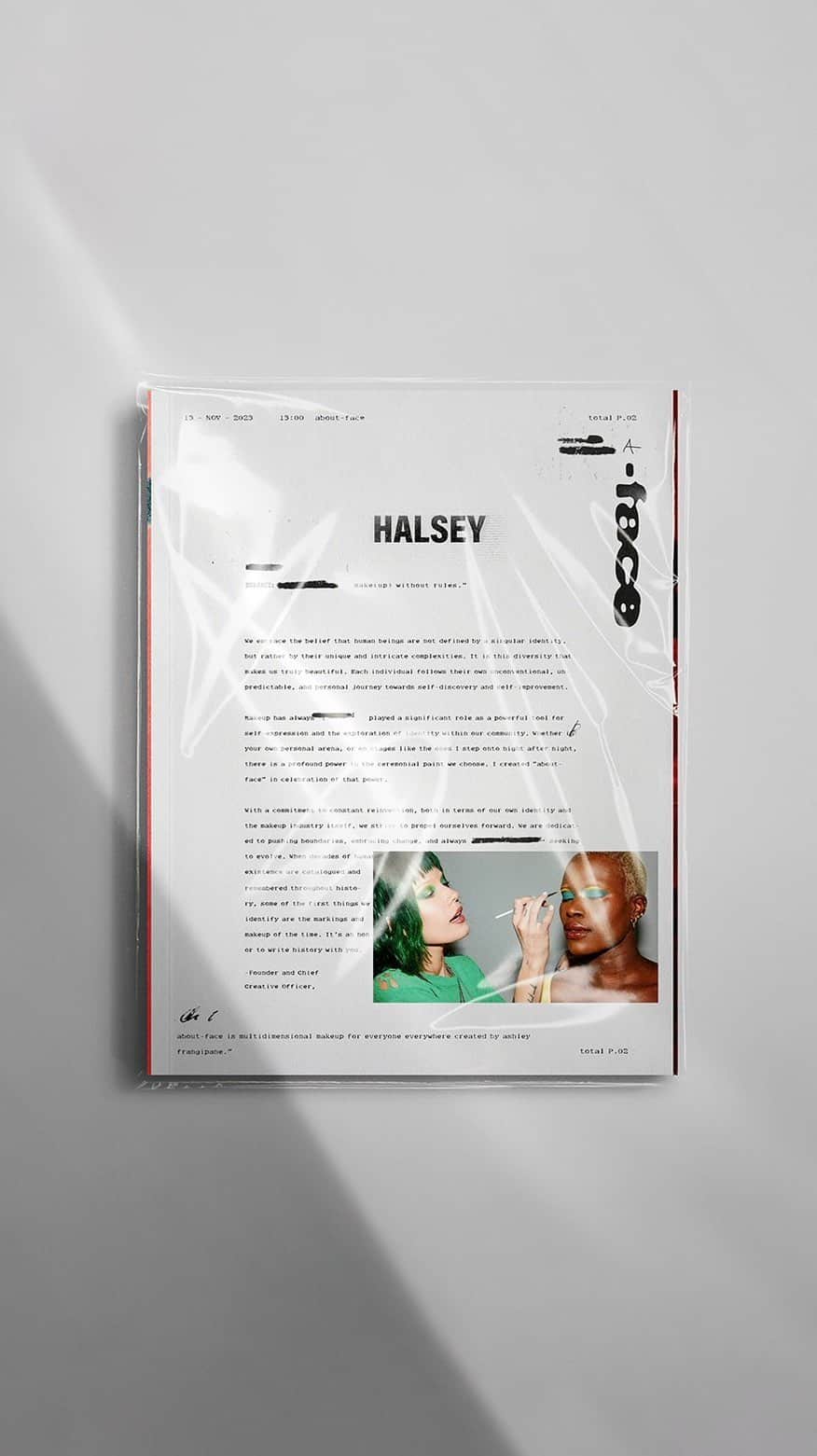 Halseyのインスタグラム：「zine vol. 2  curated by me. for the many of you. coming soon exclusive to aboutface.com」