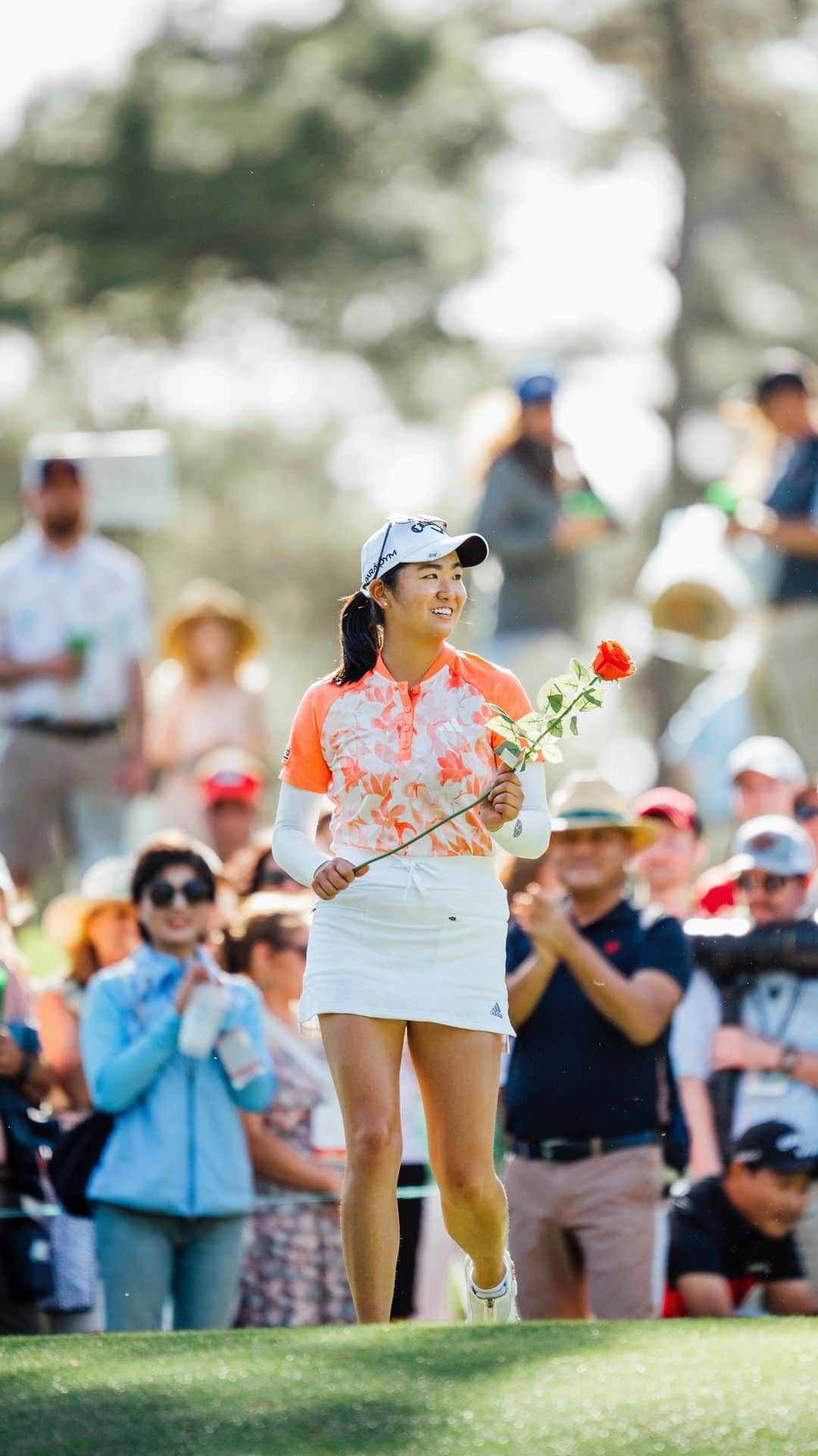 チョン・インジのインスタグラム：「Records for Rose. 📈  Watch the premiere of Magnolia Dreams, the official film of the 2023 Augusta National Women’s Amateur tonight at 7p ET on @GolfChannel and ANWAgolf.com.」