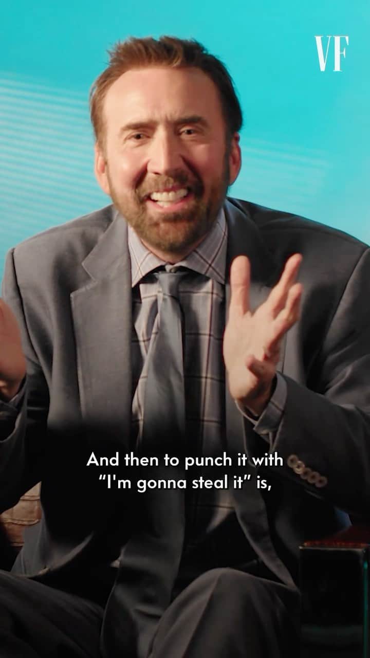 のインスタグラム：「Yes, Nicolas Cage has seen your ‘National Treasure’ memes. Watch the actor review memorable scenes from his career, including ‘Moonstruck,’ ‘Leaving Las Vegas,’ and more at the link in bio.」