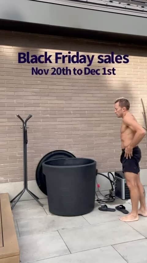 ジョルジュ・サンピエールのインスタグラム：「Give the gift of cold! Get $250 off Ice Barrels, plus 15% off all accessories until December 1st!」