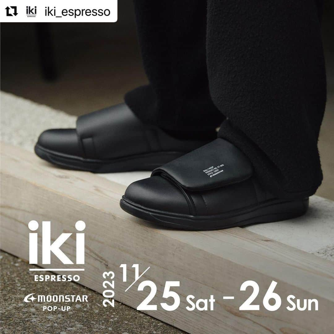 MOONSTARのインスタグラム：「イベントのお知らせです！  #Repost @iki_espresso  ・・・ iki ESPRESSO より POP UP  SHOP開催のお知らせです😆  1873年の創業以来、自信と誇りを持って一人ひとりに心地よい靴を作り続けるシューズブランド『MOONSTAR』@moonstar_jp さん。  久しぶりのPOPUPSHOPになります！ スタッフも毎回楽しみにしている、MOONSTARのPOP UP👟 ぜひ遊びにいらしてください😉  📆開催日 11/25（土） 8:00-18:00 11/26（日） 8:00-17:00  🏠開催場所 iki ESPRESSO 東京都江東区常盤2-2-12  💴現金のみとなりますので、ご用意ください！  ぜひ、お待ちしております！  #moonstar #ムーンスター #スニーカー #月星 #ikiespresso #sneaker #ファッション #清澄白河 #清澄白河カフェ  #カフェ #sneakers #shoes #スニーカー好き #カフェ巡り #coffee」