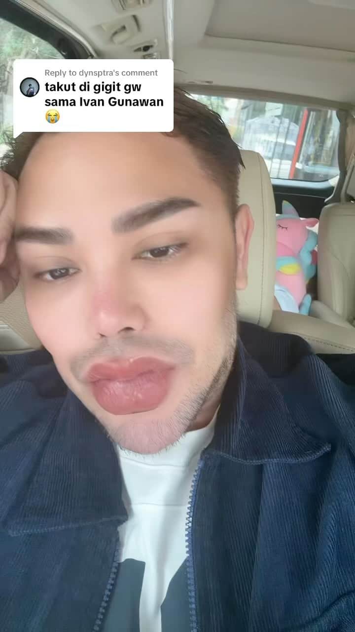 Ivan Gunawanのインスタグラム：「Nih  lagi pada  berhayal pengen  gue  gigit 😝😝😝」