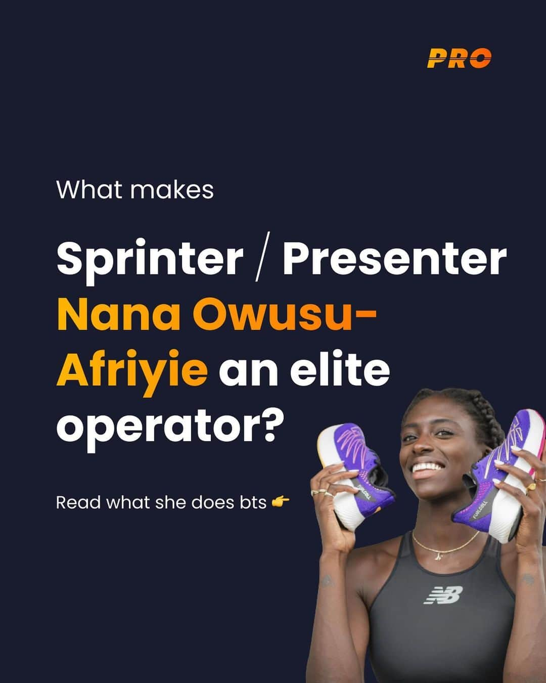 NANA OWUSU-AFRIYIEさんのインスタグラム写真 - (NANA OWUSU-AFRIYIEInstagram)「Meet Nana Owusu-Afriyie, an Australian sprinter and sports media talent. Nana has competed in six international competitions including the women's 4x100 metres relay event at the 2019 World Athletics Championships, and after an injury-prone couple of years, is eyeing off the 2024 Paris Olympic Games.  Nana is also a Nutrition Graduate from Deakin University and completed the ‘Change Our Game Women in Sports Broadcasting program’, offered through the Office for Women in Sport and Recreation.  If you want to learn how she juggles it all whilst pushing high standards, let’s dive in.  Read her blog via the link in our bio.」11月22日 14時09分 - nanaaowusu