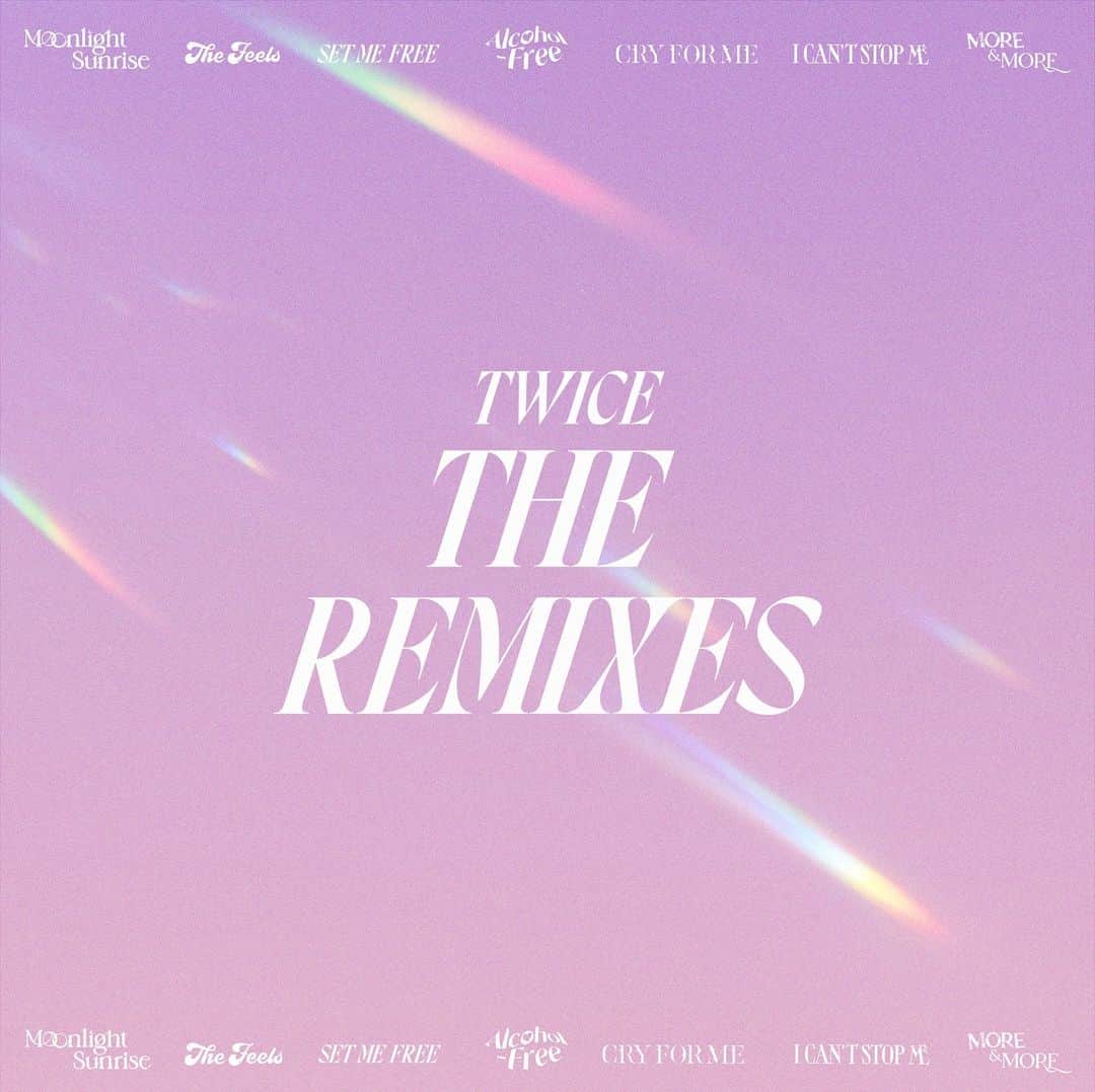 TWICE JAPANのインスタグラム：「. TWICE Remix Album『THE REMIXES』の全曲デジタル配信が本日より順次スタート！  各配信サイトをぜひチェックしてみてください♪  https://twicejapan.lnk.to/TheRemixes  #TWICE #REMIX #THEREMIXES」