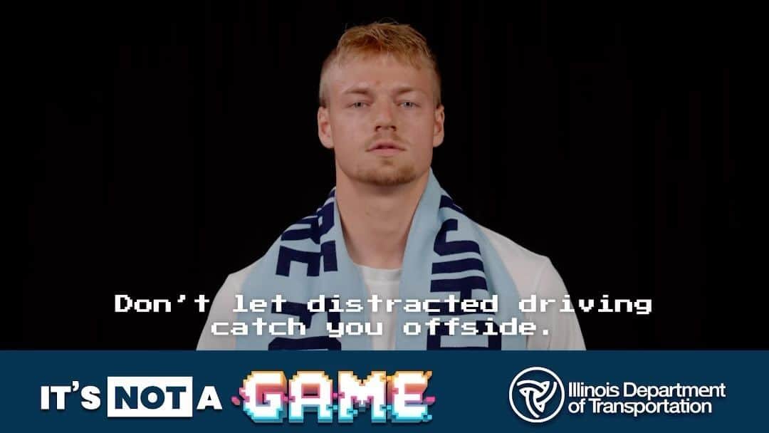 シカゴ・ファイアーのインスタグラム：「Chicago Fire’s Chris Brady knows that safety is always the most important goal when entering work zones.  #cf97 | @idotimages | @itsnotagame_il」