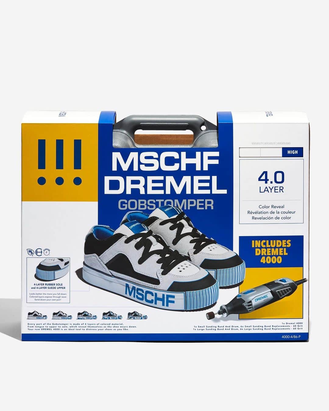 Nice Kicksさんのインスタグラム写真 - (Nice KicksInstagram)「I broke my Dremel on the first pair so this is absolutely a collaboration that makes sense 😂😂 @mschfsneakers   @nicedrops: 11/28 for $350 🗓️」11月22日 5時56分 - nicekicks